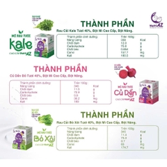 Mì ăn dặm rau củ NutriAZ 120g cho bé từ 6 tháng - Sweet Baby House