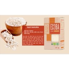 Gạo hữu cơ Nhật Ecoba Sakura