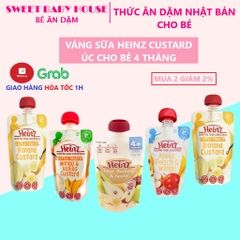 Váng sữa Heinz Custard 120g cho bé ăn dặm từ 6 tháng - Sweet Baby House