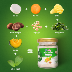 Hạt nêm ăn dặm Lê Gia cho bé từ 6 tháng - Sweet Baby House