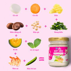 Hạt nêm ăn dặm Lê Gia cho bé từ 6 tháng - Sweet Baby House