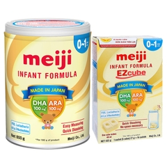 Sữa bột Meij nội địa Nhật Bản dạng thanh/lon số 0-9