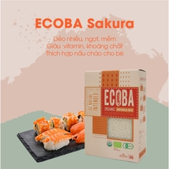 Gạo hữu cơ Nhật Ecoba Sakura