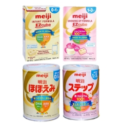 Sữa bột Meij nội địa Nhật Bản dạng thanh/lon số 0-9