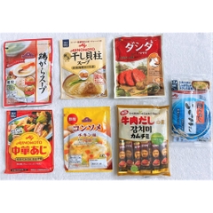 Hạt nêm cho bé - Hạt nêm thịt heo, bò, gà, tôm, sò điệp, rong biển, tảo bẹ Nhật Bản cho bé từ 1 tuổi - Sweet Baby House
