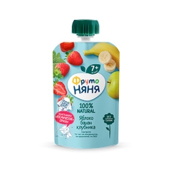 Hoa quả nghiền Fruto - táo mơ sốt kem