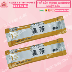Trà Wakodo Nhật Bản trà xanh, hoa quả, điện giải, lúa mạch gói 5g cho bé