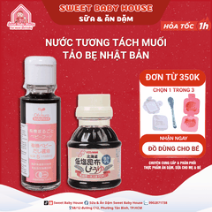 Nước tương nhật tách muối Ofukuro, Kids mama - Gia vị cho bé ăn dặm - Sweet Baby House