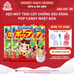 Kẹo mút trái cây chống sâu răng Pop Candy Nhật Bản cho bé từ 1 tuổi - Sweet Baby House