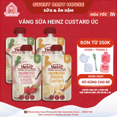 Váng sữa Heinz Custard 120g cho bé ăn dặm từ 6 tháng - Sweet Baby House
