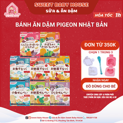 Sản phẩm hot Bánh ăn dặm Pigeon Nhật Bản cho bé từ 6 tháng - Sweet Baby House
