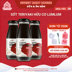 Sốt Teriyaki hữu cơ Lumlum 200ml cho bé ăn dặm - Sweet Baby House