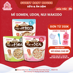 Mì somen, udon, nui Wakodo ăn dặm cho bé 5 tháng 7 tháng 9 tháng - Sweet Baby House