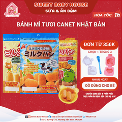 Bánh mì tươi Canet Nhật cho bé ăn dặm từ 10 tháng - Sweet Baby House
