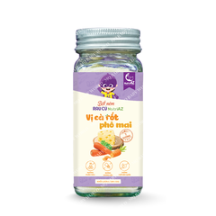 Hạt nêm ăn dặm không muối NutriAZ 55g - Gia vị ăn dặm rau củ an toàn cho bé từ 6 tháng - Sweet Baby House
