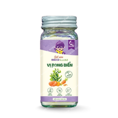 Hạt nêm ăn dặm không muối NutriAZ 55g - Gia vị ăn dặm rau củ an toàn cho bé từ 6 tháng - Sweet Baby House