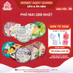 Phô mai QBB Nhật cho bé ăn dặm - Phô mai trái cây - Sweet Baby House