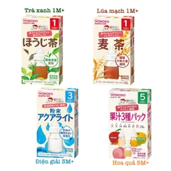 Trà Wakodo Nhật vị hoa quả, lúa mạch, trà xanh, điện giải cho bé từ 1 tháng - Sweet Baby House