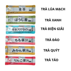 Trà Wakodo Nhật vị hoa quả, lúa mạch, trà xanh, điện giải cho bé từ 1 tháng - Sweet Baby House