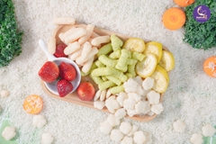 Bánh gạo ăn dặm cao cấp NutriAZ vị trái cây, rau củ 30g cho bé từ 6 tháng - Sweet Baby House