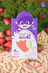 Bánh gạo ăn dặm cao cấp NutriAZ vị trái cây, rau củ 30g cho bé từ 6 tháng - Sweet Baby House