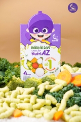 Bánh gạo ăn dặm cao cấp NutriAZ vị trái cây, rau củ 30g cho bé từ 6 tháng - Sweet Baby House