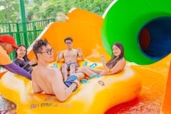 Vé Núi Thần Tài [Gói Nạp Khí + Tắm Bùn]