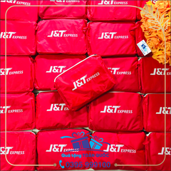Áo mưa cánh dơi J&T mầu đỏ