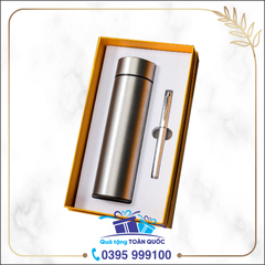 Bộ quà tặng bình nước và bút ký 02