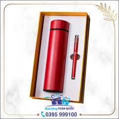 Bộ quà tặng bình nước và bút ký 02