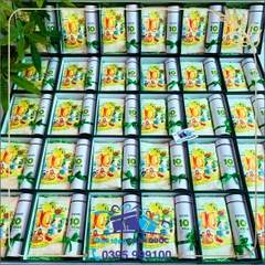 Bộ quà tặng túi vải bố và bình giữ nhiệt sói biển