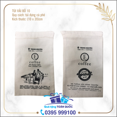 TÚI VẢI BỐ 10 - TÚI ĐỰNG CAFE