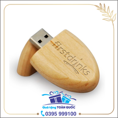 USB gỗ bầu dục 08