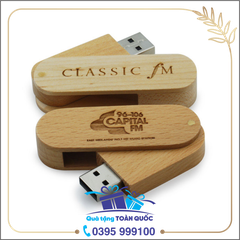 USB gỗ xoay 10