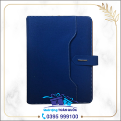 Sổ da cao cấp xanh 13