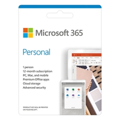 Phần mềm M365 Personal Subscr PK Lic 1YR Online APAC EM ESD EP2-32313 - 1 năm sd