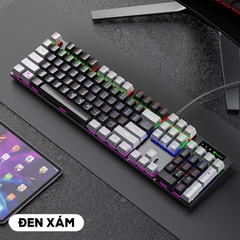 Bàn phím cơ Panstan Pk200 dòng Blue switch Led đổi màu chuyên Game