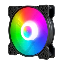 FAN XUYÊN TÂM LED RGB ĐEN