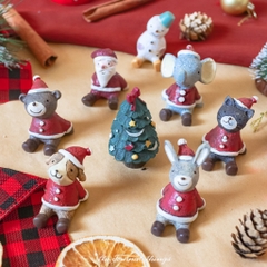 Tượng Sứ Giáng Sinh Mini - Trang Trí Christmas