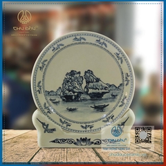 Đĩa cảnh Gốm Chu Đậu