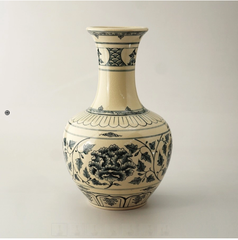 Bình Phú Quý gốm Chu Đậu