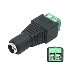 DC5521 Jack nối nguồn DC Cái nối Dây Kim 2.1mm Kèm Domino
