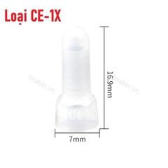 CE1X Đầu Cosse Bít Đầu Cỡ Dây 22-16AWG - gói 100pcs