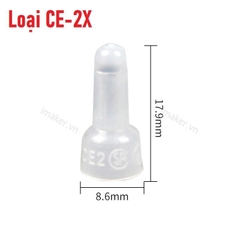 CE2X Đầu Cosse Bít Đầu Cỡ Dây 16-14AWG - gói 100pcs