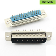Cổng DB25 Đực 25 chân thẳng 2 hàng hàn nối Dây