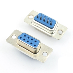 Cổng DB9 Cái 9 chân thẳng 2 hàng hàn nối Dây