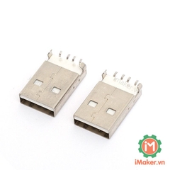Cổng USB Đực 2.0 Type A 4 chân thẳng Dán SMD