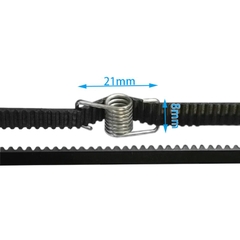 Dây đai GT2 bước răng 2mm rộng 6mm (1 mét)
