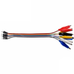 Dây cắm test board đực có đầu kẹp - 1 sợi màu ngẫu nhiên