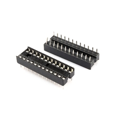 Đế IC 24 chân vuông hẹp hai hàng 2.54mm 1A 60VAC